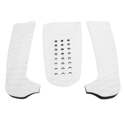 3PCS White EVA Surfboard Traction Pads for Paddle, Longboard & Shortboard