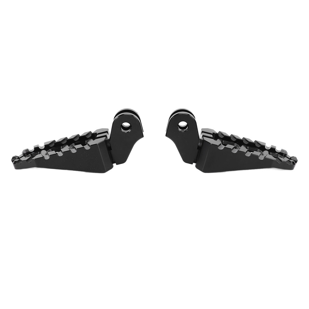 Motorcycle Front Foot Pegs Adjustable Aluminum For Scrambler 400X 2023-2025 Black 9441330196116