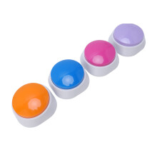 4PCS Voice Recording Button 30Sec Playback Abs Rose Blue Violet Orange
