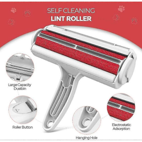Pet Hair Remover Roller with Self Cleaning Base 1