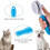 Cat Grooming Brush, Self Cleaning Slicker Brushes for Dogs Cats Pet 2