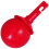 Hook Type Cane Tip for Blind People Mobility Assistance Indoor Use And Outdoor Use Red Plastic 1Set 3