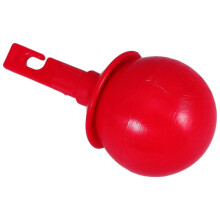 Hook Type Cane Tip for Blind People Mobility Assistance Indoor Use And Outdoor Use Red Plastic 1Set