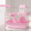 (Pink) Large Hamster Cage Small Animal Habitat Pet Carrier 1
