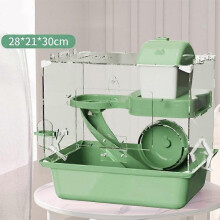 (Green) Large Hamster Cage Small Animal Habitat Pet Carrier
