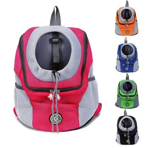 (M, Black) Summer Dog Backpack Carrier Summer Dog Backpack Front Dog Backpack Carrier For Small Medium Dogs 2