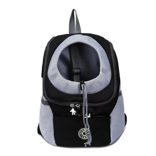 (M, Black) Summer Dog Backpack Carrier Summer Dog Backpack Front Dog Backpack Carrier For Small Medium Dogs