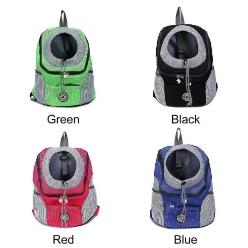 (L, Blue) Summer Dog Backpack Carrier Summer Dog Backpack Front Dog Backpack Carrier For Small Medium Dogs 2