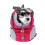 (L, Red) Summer Dog Backpack Carrier Summer Dog Backpack Front Dog Backpack Carrier For Small Medium Dogs 2