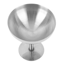 160ML SUS304 Stainless Steel Ice Cream Cup Round Dessert Bowl Dishwasher Safe
