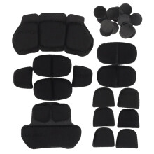Airsoft Helmet Pads Tactical Helmet Inner Padding Kit Memory Foam Protective Pad for Fast SF Super High Cut Helmet Accessories Bk