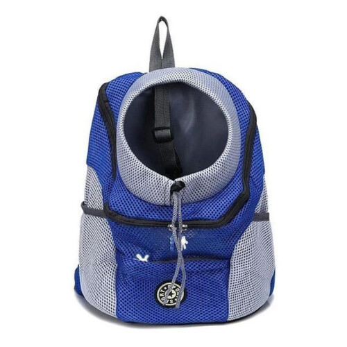 (M, Blue) Summer Dog Backpack Carrier Summer Dog Backpack Front Dog Backpack Carrier For Small Medium Dogs