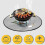 (24 inch, Silver) Fireproof Mat Waterproof Multifunctional Round BBQ Mat for Backyard 3