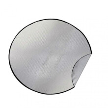 (38 inches, Silver) Fireproof Mat Waterproof Multifunctional Round BBQ Mat for Backyard