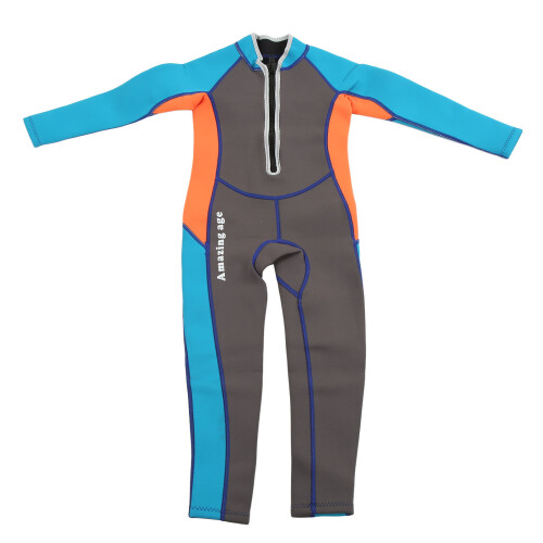 Kids Wetsuit Long Sleeve Neoprene Keep Warm Sun 2