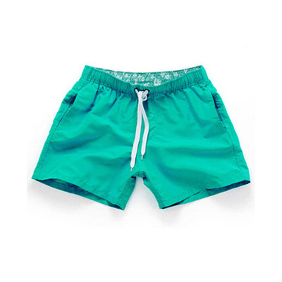 (Green, M) Swimming Men Board Shorts Swim Trunks Swimwear Beach Clothing Summer Trouser-image-OPC-PJ78HBB-NEW