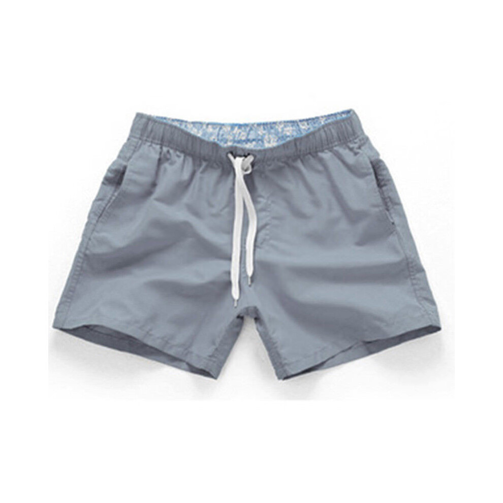 (Gray, 2XL) Swimming Men Board Shorts Swim Trunks Swimwear Beach Clothing Summer Trouser-image-OPC-PJ78HB8-NEW