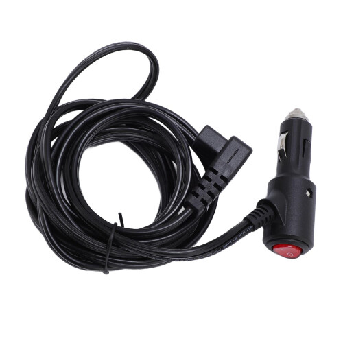 Car Refrigerator Charger with Red Switch Indicator, 3m PVC Cable for RV Freezer