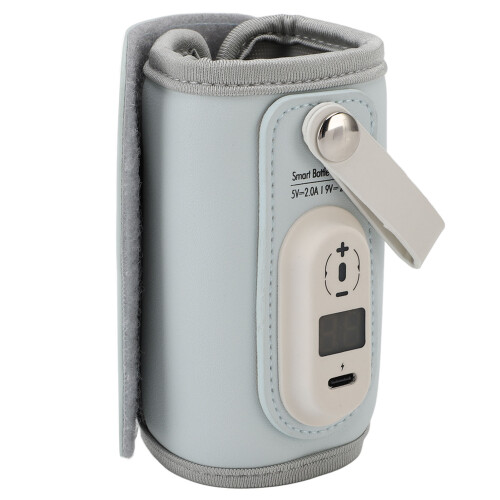 Blue USB Milk Bottle Warmer | 6-Gear Adjustable Temp, Fast Heating