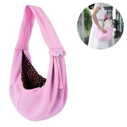 Dog And Cat Sling Carrier  Hands Free Reversible Pet Bag - Adjustable