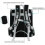 Pet travel portable backpack-black-medium 5
