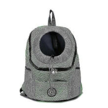(30x34x16 cm) Pet Carrier Backpack Breathable Travel Shoulder Bag-Green