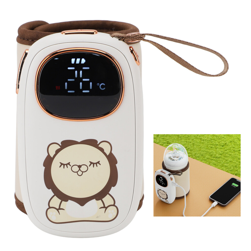 Baby Bottle Warmer Sleeve USB Charging Portable Heating 8000mAh
