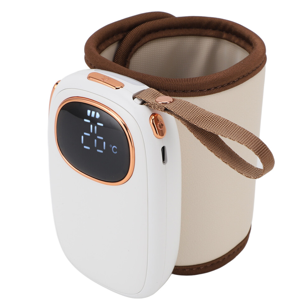 USB Heated Bottle Sleeve 8000mAh Portable Warmer for Milk & Baby Bottles