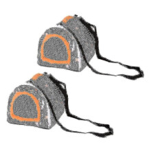 2x Small Animals Hedgehog Hamster Carrier Bag Outdoor Travel Guinea Pig Rat Chinchillas Carrier Pou