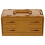 Small Parrot Cage Multifunctional Parrot Carrier Rectangular Coffee 21.50X11.50X10.50CM Travel 1Pcs 2