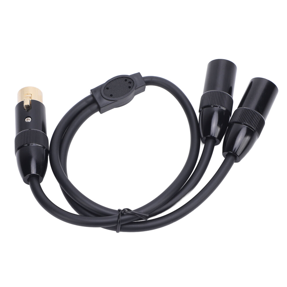 1.6Ft Microphone Xlr Y Splitter Cable 3 Pin Dual Female To Male 4681330198627
