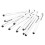 10Pcs Fineliner Pens Black Ink Durable Waterproof 9