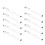 10Pcs Fineliner Pens Black Ink Durable Waterproof 2