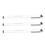 10Pcs Fineliner Pens Black Ink Durable Waterproof 8
