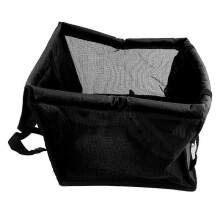 Breathable Car Pet Dog Seat Cover Oxford Fabric Pet Carrier Mesh Basket Black