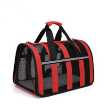 (Red Medium size) Cats Carriers Pet Carrier For Small Medium Cats Puppies Folding Travel Carrier