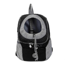 (M) Travel Pet Dog Carrier Puppy Travel Mesh Backpack Front Portable Shoulder Bag