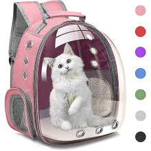Cat Backpack Carrier Bubble Carrying Bag, Small Dog Backpack Carrier for Small Medium Dogs Cats