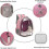Cat Backpack Carrier Bubble Carrying Bag, Small Dog Backpack Carrier for Small Medium Dogs Cats 2