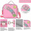 Insulated Lunch Bag with Adjustable Shoulder Strap for Girls 20