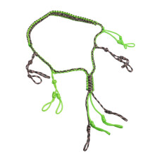 Fluorescent Green Duck Call Lanyard Nylon Paracord for Outdoor Hunting
