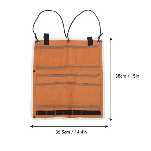 Multifunctional Canvas Camping Hanging Organizer for Outdoor Storage 1