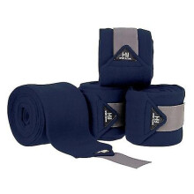 (Cob/Full, Emerald Green) Hy Sport Active Luxury Horse Bandages (Pack of 4)