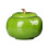 1pc Indoor Use Desktop Ashtray Fruit Shaped Lid Ashtray Ceramic Ashtray (green) 2