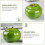 1pc Indoor Use Desktop Ashtray Fruit Shaped Lid Ashtray Ceramic Ashtray (green) 14