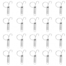 Spring Cage Lock High Elastic Durable Spring Hook for Fixing Rabbit Dog Cat Pet Cage DoorL