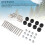 Universal Metal Motorcycle Side Luggage Case Fasteners, Secure Mounting 6