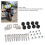 Universal Metal Motorcycle Side Luggage Case Fasteners, Secure Mounting 3