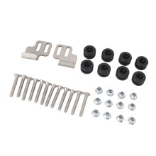 Universal Metal Motorcycle Side Luggage Case Fasteners, Secure Mounting