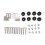 Universal Metal Motorcycle Side Luggage Case Fasteners, Secure Mounting 2
